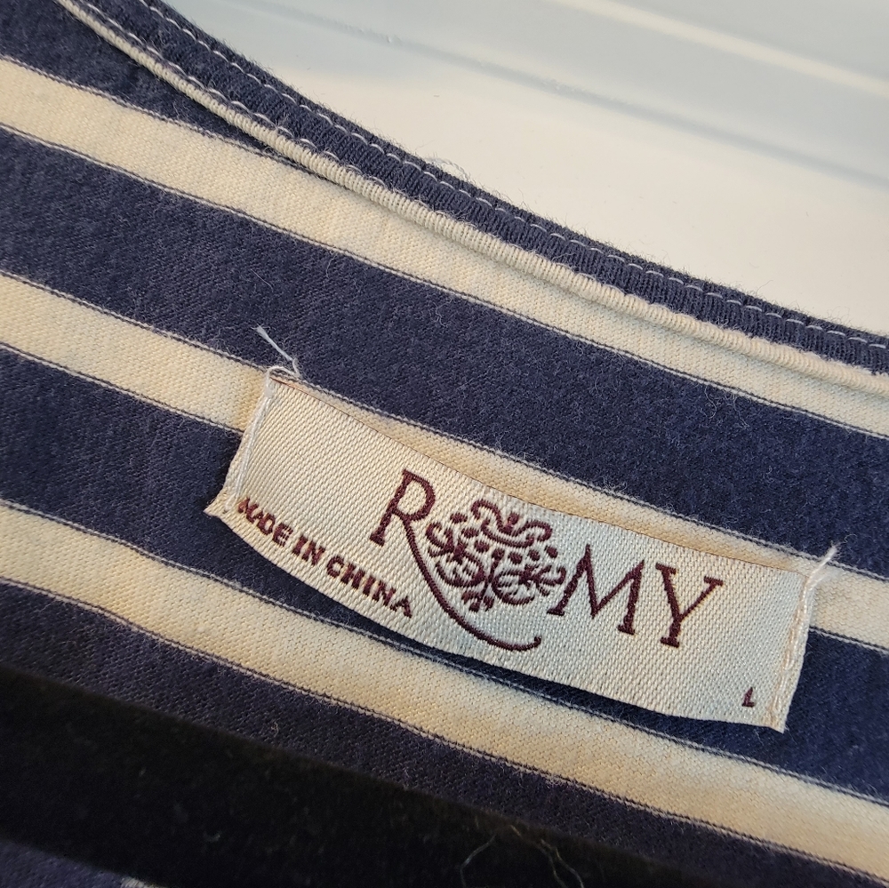 Striped Romy Dress - Size Large - Picture 3 of 3